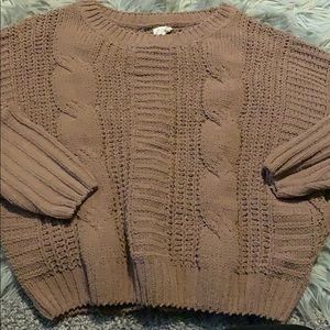 Buckle Chenille Sweater